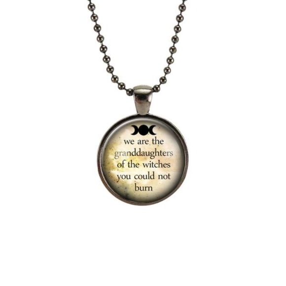 We Are The Granddaughters Quote Necklace Pendant - Picture 2 of 2